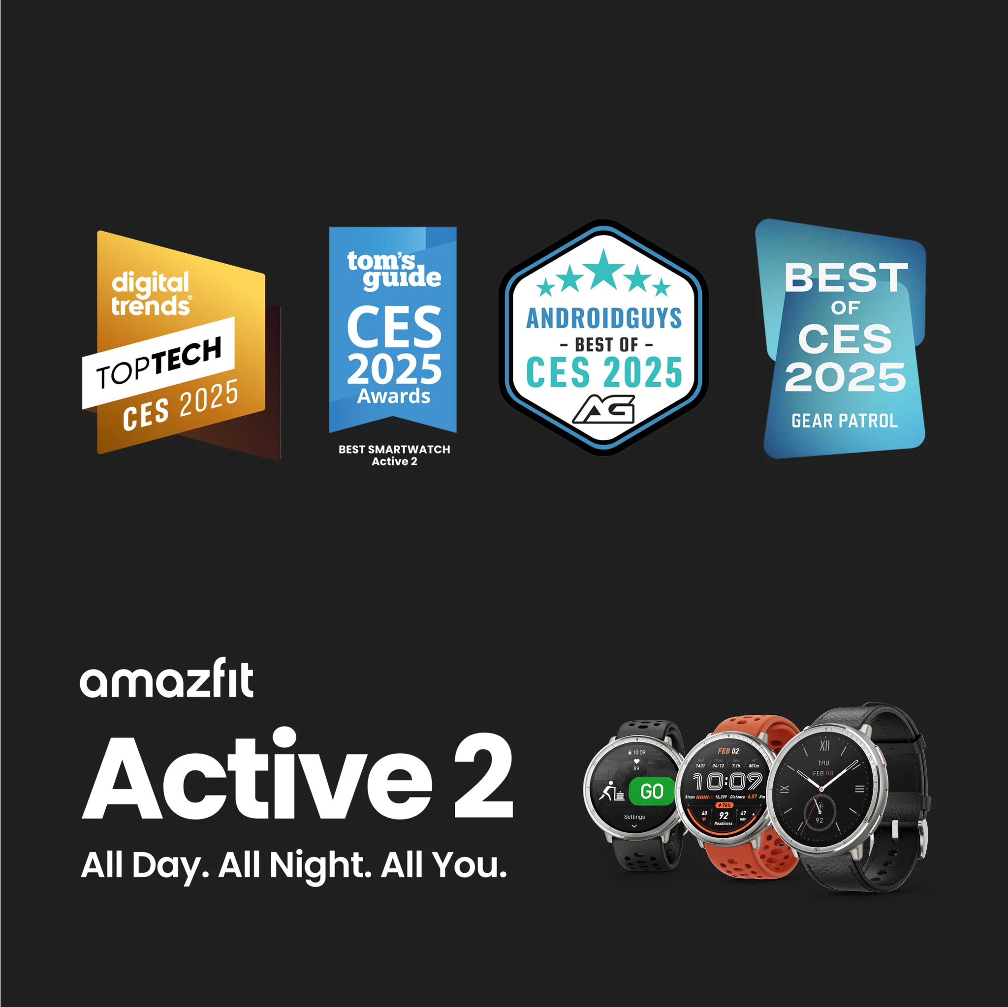 Amazfit Active 2 (Round) - Image 3