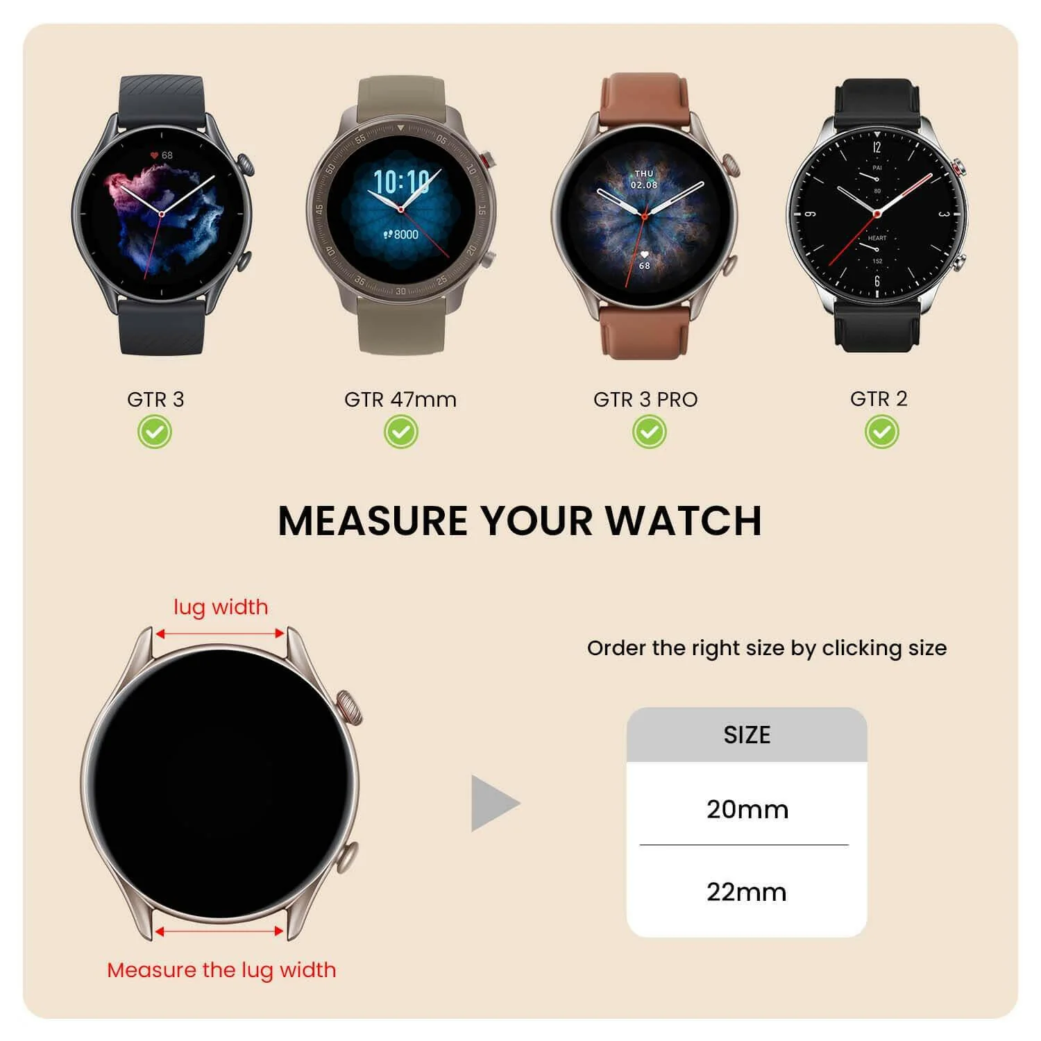 Amazfit Strap Leather Series - Classic Edition - Image 3